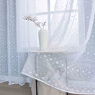 Gardine  HxB 245x145 cm Natur Pompom »VALENCIA« Multiband Aufhängung Scherli Transparent Leinen-Optik 2023400 - Gardinenbox.de - 