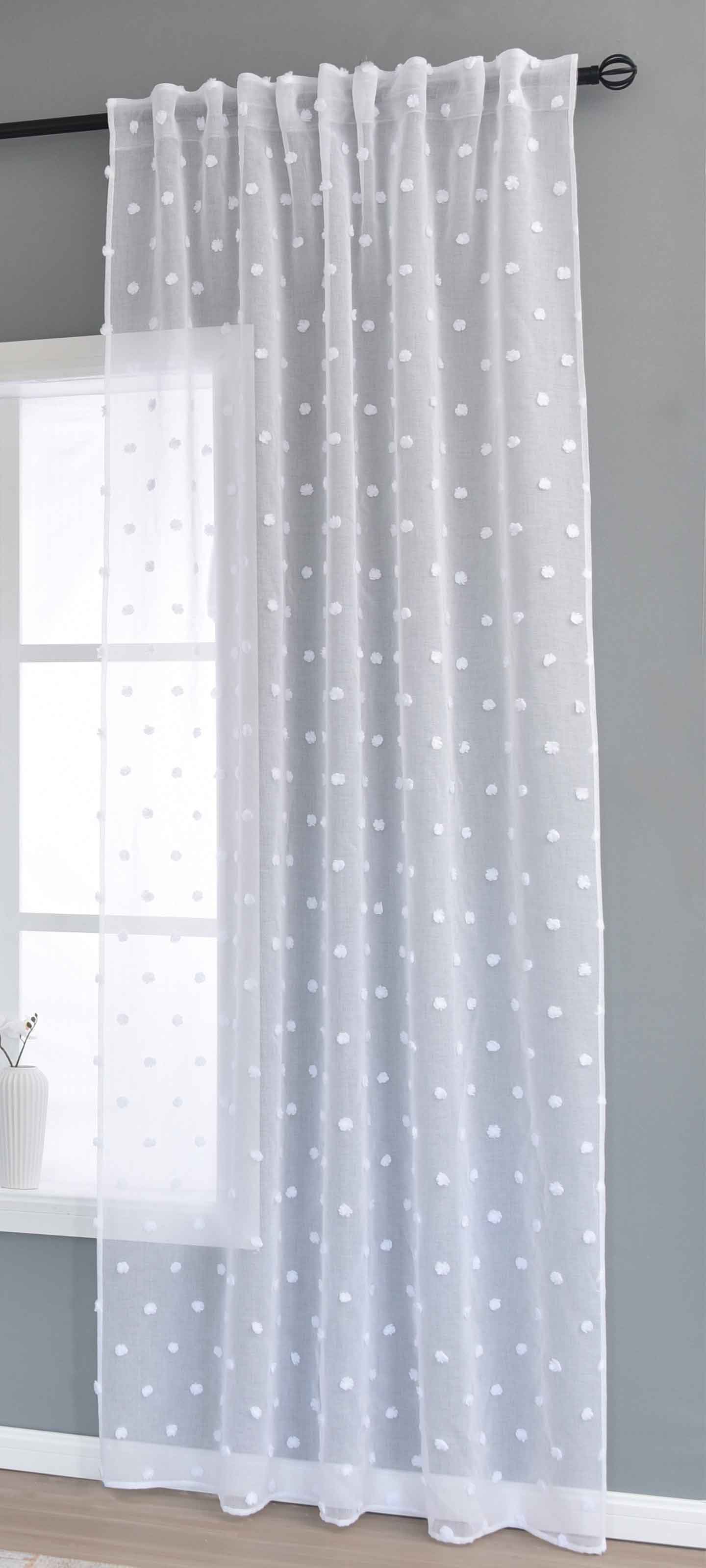 Gardine HxB 245x140 cm Natur Snowflakes »VALENCIA« Multiband Aufhängung Scherli Transparent Leinen-Optik 2023450 Gardinenschal Gardine_HxB_245x145_cm_Natur_Snowflakes_VALENCIA_Multiband_Aufhangung_Scherli_Transparent_Leinen-Optik_2023450_-_Gardinenbox.de_-_-3681173 | Gardinenbox.de