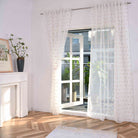 Gardine HxB 245x140 cm Natur Taupe Pompom »VALENCIA« Multiband Aufhängung Scherli Transparent Leinen-Optik 2023470 Gardinenschal Gardine_HxB_245x145_cm_Natur_Taupe_Pompom_VALENCIA_Multiband_Aufhangung_Scherli_Transparent_Leinen-Optik_2023470_-_Gardinenbox.de_-_-3681389 | Gardinenbox.de