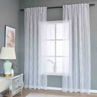 Gardine HxB 245x145 cm Natur Waves »VALENCIA« Multiband Aufhängung Scherli Transparent Leinen-Optik 2023420 - Gardinenbox.de - 
