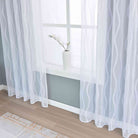 Gardine HxB 245x145 cm Natur Waves »VALENCIA« Multiband Aufhängung Scherli Transparent Leinen-Optik 2023420 - Gardinenbox.de - 