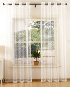Gardine Netz Struktur mit Ösen einfarbig transparent Deko Vorhang Netzvorhang 203522 Natur 2 Stück 245x140 Netzgardine Gardine_Netz_Struktur_mit_Osen_einfarbig_transparent_Deko_Vorhang_Netzvorhang_203522_-_Gardinenbox.de_-_-3681616 | Gardinenbox.de