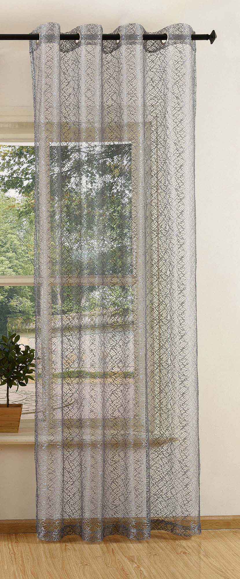 Gardine Netz Struktur mit Ösen einfarbig transparent Deko Vorhang Netzvorhang 203522 Grau 1 Stück 245x140 Netzgardine Gardine_Netz_Struktur_mit_Osen_einfarbig_transparent_Deko_Vorhang_Netzvorhang_203522_-_Gardinenbox.de_-_-3681681 | Gardinenbox.de