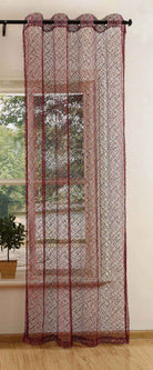 Gardine Netz Struktur mit Ösen einfarbig transparent Deko Vorhang Netzvorhang 203522 Bordeaux 1 Stück 245x140 Netzgardine Gardine_Netz_Struktur_mit_Osen_einfarbig_transparent_Deko_Vorhang_Netzvorhang_203522_-_Gardinenbox.de_-_-3681784 | Gardinenbox.de