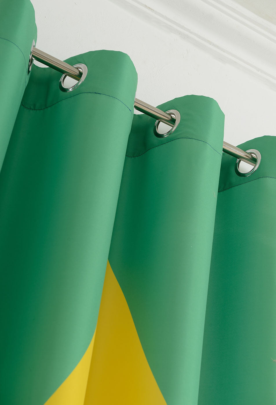 Gardine Vorhang Ösenschal  Flagge  Fußball Fan Flag Banner Landesfarben 20360 - Gardinenbox.de - 