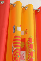Gardine Vorhang Ösenschal  Flagge  Fußball Fan Flag Banner Landesfarben 20360 - Gardinenbox.de - 