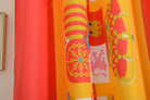Gardine Vorhang Ösenschal  Flagge  Fußball Fan Flag Banner Landesfarben 20360 - Gardinenbox.de - 