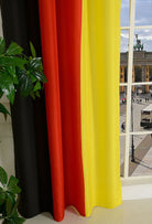 Gardine Vorhang Ösenschal  Flagge  Fußball Fan Flag Banner Landesfarben 20360 - Gardinenbox.de - 