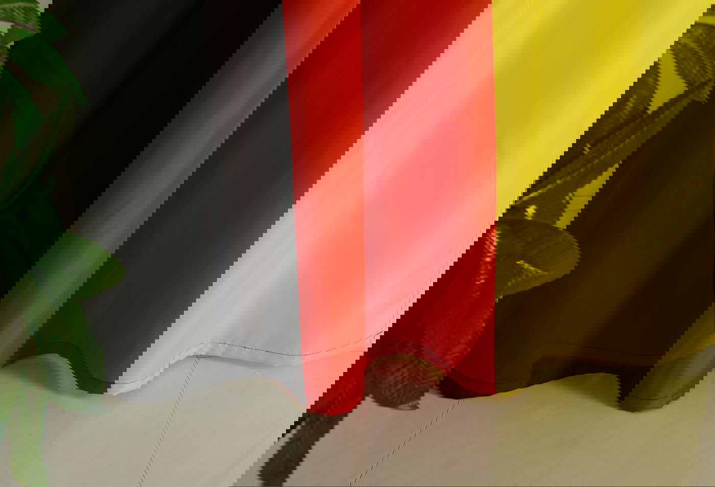 Gardine Vorhang Ösenschal  Flagge  Fußball Fan Flag Banner Landesfarben 20360 - Gardinenbox.de - 