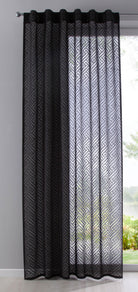 Gardine Vorhang Schal verdeckte Schlaufen Ausbrenner Qulität modern mit abstraktem Muster 63000 Schwarz Vorhang Gardine_Vorhang_Schal_verdeckte_Schlaufen_Ausbrenner_Qulitat_modern_mit_abstraktem_Muster_63000_-_Gardinenbox.de_-_-3683502 | Gardinenbox.de