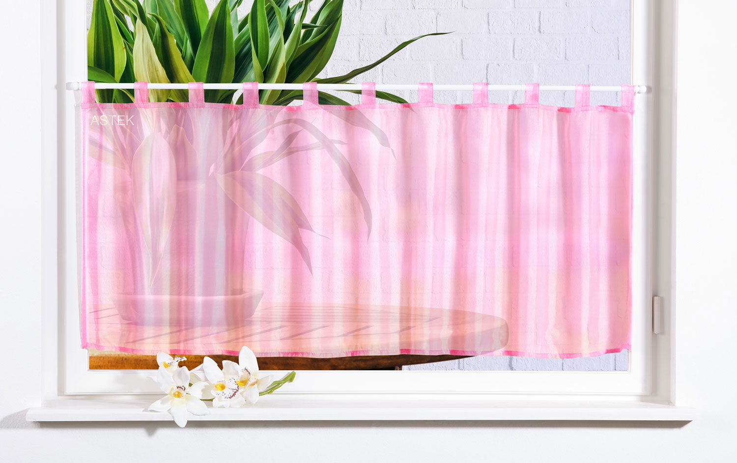 Gardinenbox Scheibengardine UNI Voile 61070 Rosa Scheibengardine Gardinenbox_Scheibengardine_UNI_Voile_61070_-_Gardinenbox.de_-_-3683965 | Gardinenbox.de