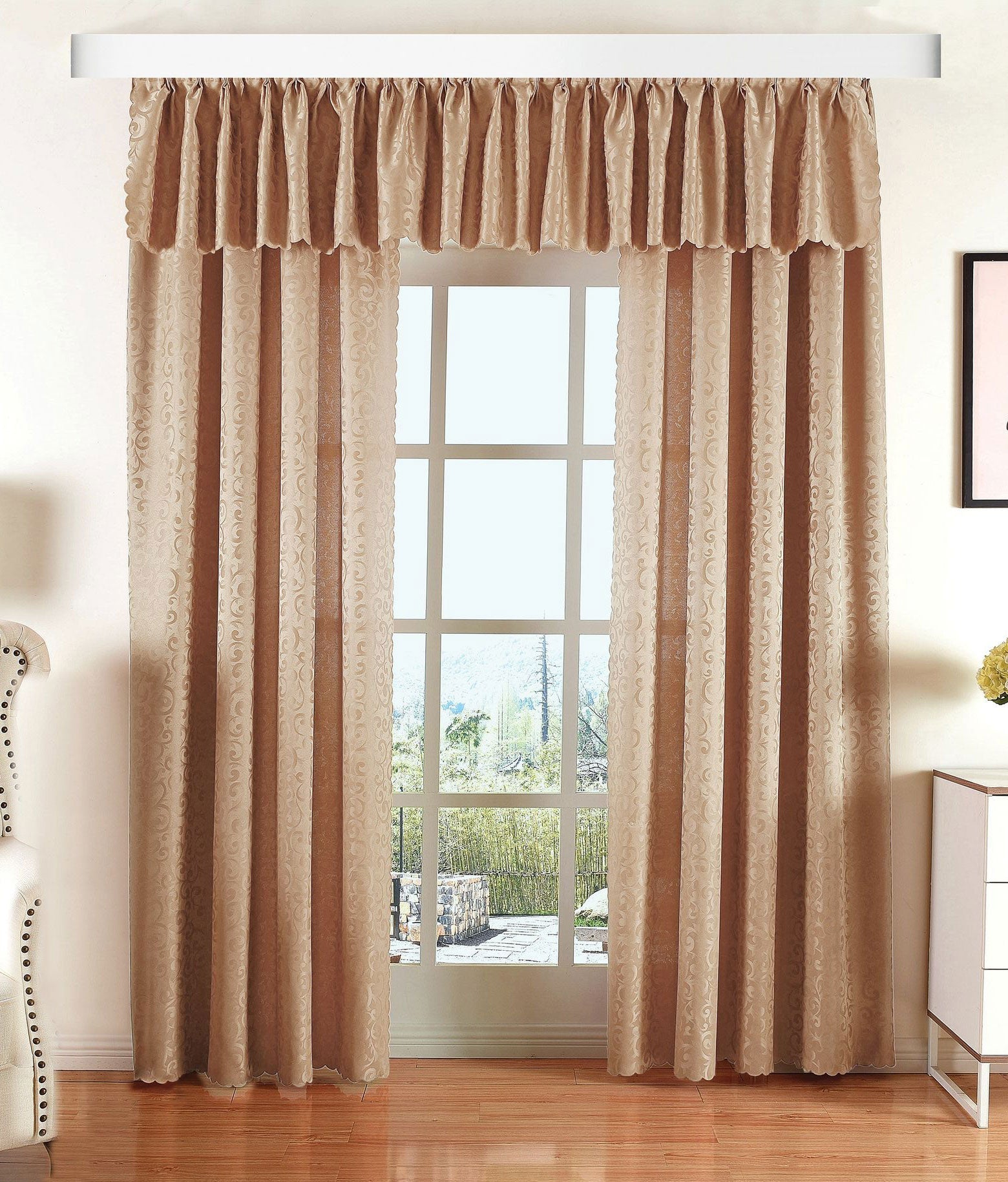 Halley Damast Gardinen Set, 5 Teile, eingenähtes Kräuselband bewährte Jacquard Qualität, blickdicht 20108 Frappe Vorhang Set Halley_Damast_Gardinen_Set_5_Teile_eingenahtes_Krauselband_bewahrte_Jacquard_Qualitat_blickdicht_20108_-_Gardinenbox.de_-_-3684796 | Gardinenbox.de