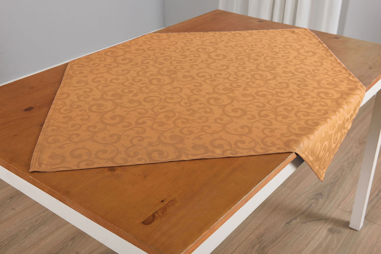 Halley Damast Tischdecke Tischwäsche Läufer 201080 Gold BxL 80x80 cm Tischwäsche Halley_Damast_Tischdecke_Tischwasche_Laufer_201080_-_Gardinenbox.de_-_-3684951 | Gardinenbox.de