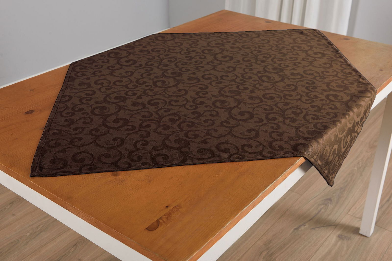 Halley Damast Tischdecke Tischwäsche Läufer 201080 Braun BxL 80x80 cm Tischwäsche Halley_Damast_Tischdecke_Tischwasche_Laufer_201080_-_Gardinenbox.de_-_-3684975 | Gardinenbox.de