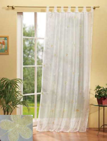 Hochwertiger Schlaufenschal mit Stickerei -61012-, 61012 Creme Gardinenschal Hochwertiger_Schlaufenschal_mit_Stickerei_-61012-_61012_-_Gardinenbox.de_-_-3685190 | Gardinenbox.de