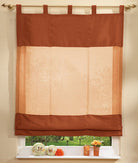 Raffrollo, 170x120cm Voile mit Taftbordüre 20312 Terrakotta Raffrollo Raffrollo_170x120cm_Voille_mit_Taftbordure_20312_-_Gardinenbox.de_-_-3688151 | Gardinenbox.de