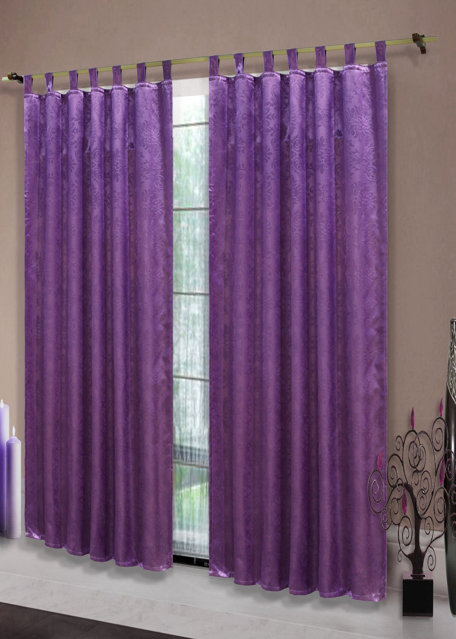 Satin Emboss / Reliefprägung bemustert Vorhang Gardine Barock -20380- Blickdicht zum Verdunkeln mit Schlaufen und eingenähtem Kräuselband, (Höhe x Breite in cm) 20380 Lila Vorhang Satin_Emboss_-_Reliefpragung_bemustert_Vorhang_Gardine_Barock_-20380-_Blickdicht_zum_Verdunkeln_mit_Schlaufen_und_eingenahtem_Krauselband_Hohe_x_Breite_in_cm_20380_-_Gardinenbox._d2cb7694-e97b-44a6-b997-afcc82d63686 | Gardinenbox.de