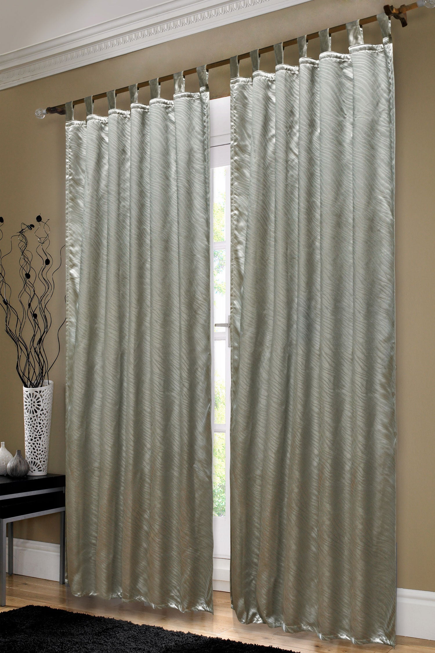 Satin Emboss / Reliefprägung bemustert Vorhang Gardine Zebra -20381- Blickdicht zum Verdunkeln mit Schlaufen und eingenähtem Kräuselband, (Höhe x Breite in cm) 20381 SilberAntik Vorhang Satin_Emboss_-_Reliefpragung_bemustert_Vorhang_Gardine_Zebra_-20381-_Blickdicht_zum_Verdunkeln_mit_Schlaufen_und_eingenahtem_Krauselband_Hohe_x_Breite_in_cm_20381_-_Gardinenbox.d_7ff736a0-a1e0-4a19-89e9-334dbbfaabf8 | Gardinenbox.de