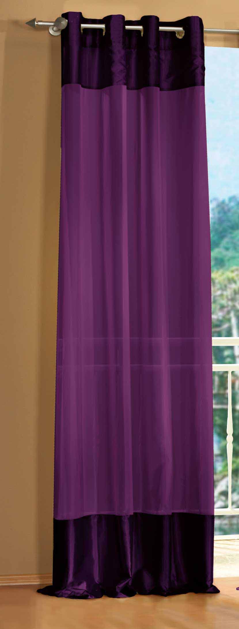 Schal mit Taftbordüre und Ösen 20331 Brombeer Gardinenschal Schal_mit_Taftbordure_und_Osen_20331_-_Gardinenbox.de_-_-3688797 | Gardinenbox.de