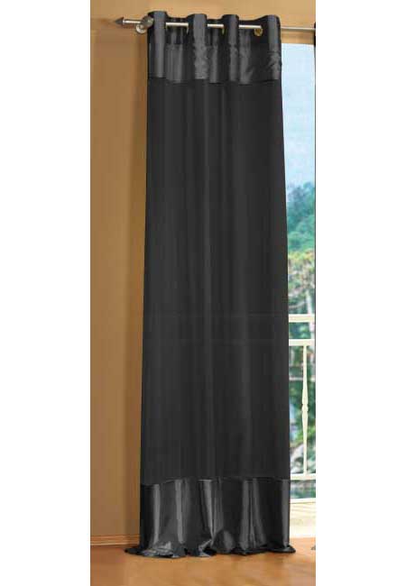 Schal mit Taftbordüre und Ösen 20331 Schwarz Gardinenschal Schal_mit_Taftbordure_und_Osen_20331_-_Gardinenbox.de_-_-3688825 | Gardinenbox.de