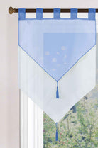 Scheibengardine »GERA« Zweilagig Voile Schlaufen Scheibenhänger Panneaux 2023710 Blau Scheibengardine Scheibengardine_GERA_Zweilagig_Voile_Schlaufen_Scheibenhanger_Panneaux_2023710_-_Gardinenbox.de_-_-3689671 | Gardinenbox.de