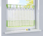 Scheibengardine Voile Gardine Ösen mit Bordüre Vorhang Küche Gardinenstange  (HxB)  610710 - Gardinenbox.de - 