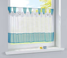 Scheibengardine Voile Gardine Ösen mit Bordüre Vorhang Küche Gardinenstange  (HxB)  610710 - Gardinenbox.de - 