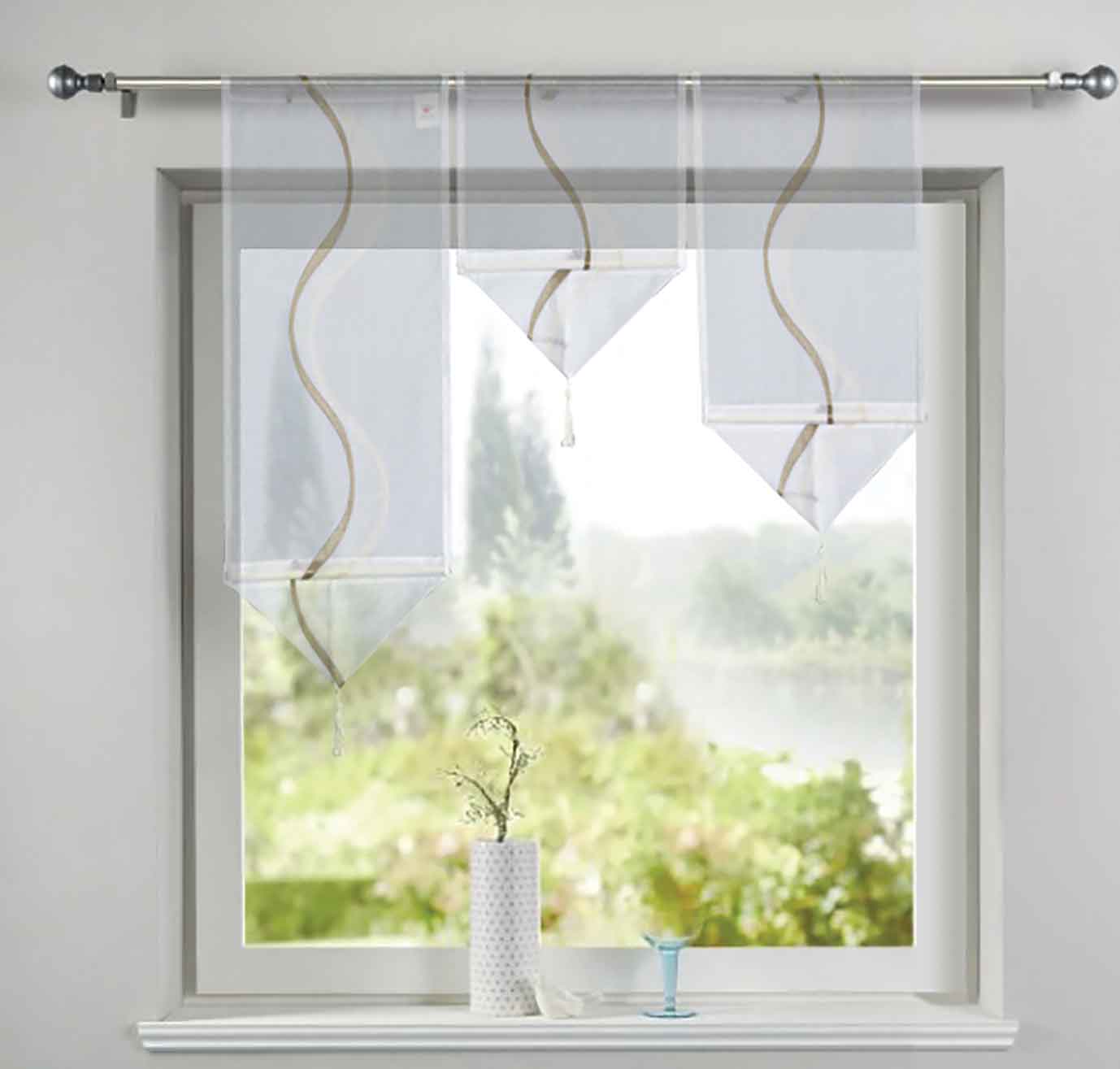 Scheibengardinen 3er Set Scheibenhänger Abschluß mit Beschwerungsstange 2022200-210 Taupe Dreieck Scheibengardine Scheibengardinen_3er_Set_Scheibenhanger_Abschluss_mit_Beschwerungsstange_2022200-210_-_Gardinenbox.de_-_-3689788 | Gardinenbox.de