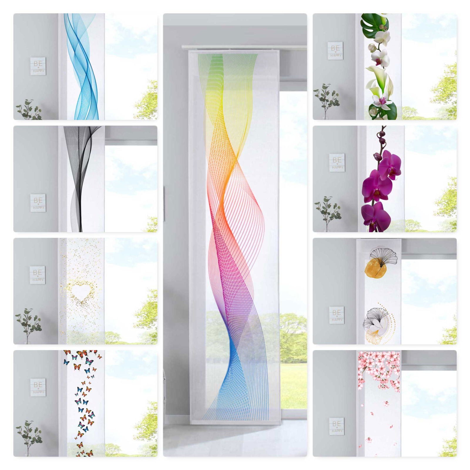 Schiebegardine Flächenvorhang »Izmir« Voile Transparent Paneelwagen Beschwerungsstange 2022400 Schiebegardine Schiebegardine_Flachenvorhang_Izmir_Voile_Transparent_Paneelwagen_Beschwerungsstange_2022400_-_Gardinenbox.de_-_-3690101 | Gardinenbox.de