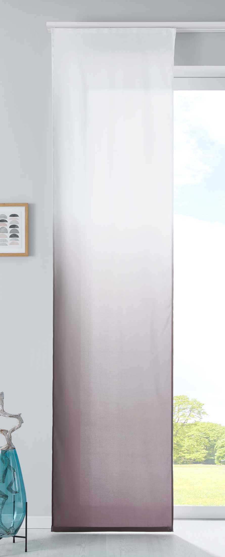 Schiebevorhang Flächenvorhang Blickdicht Farbverlauf Paneelwagen Beschwerungsstange Microsatin Microfaser 85425N Braun Schiebegardine Schiebevorhang_Flachenvorhang_Blickdicht_Farbverlauf_Paneelwagen_Beschwerungsstange_Microsatin_Microfaser_85425N_-_Gardinenbox.de_-_-3690427 | Gardinenbox.de