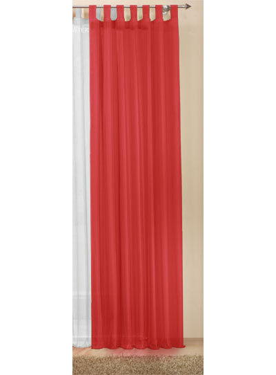 Transparente einfarbige Gardine aus Voile, viele attraktive Farben 61000 Rot Gardinenschal Transparente_einfarbige_Gardine_aus_Voile_viele_attraktive_Farben_61000_-_Gardinenbox.de_-_-3692414 | Gardinenbox.de