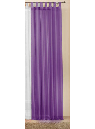Transparente einfarbige Gardine aus Voile, viele attraktive Farben 61000 Lila Gardinenschal Transparente_einfarbige_Gardine_aus_Voile_viele_attraktive_Farben_61000_-_Gardinenbox.de_-_-3692464 | Gardinenbox.de