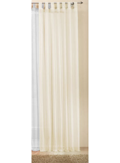 Transparente einfarbige Gardine aus Voile, viele attraktive Farben 61000 Creme Gardinenschal Transparente_einfarbige_Gardine_aus_Voile_viele_attraktive_Farben_61000_-_Gardinenbox.de_-_-3692494 | Gardinenbox.de