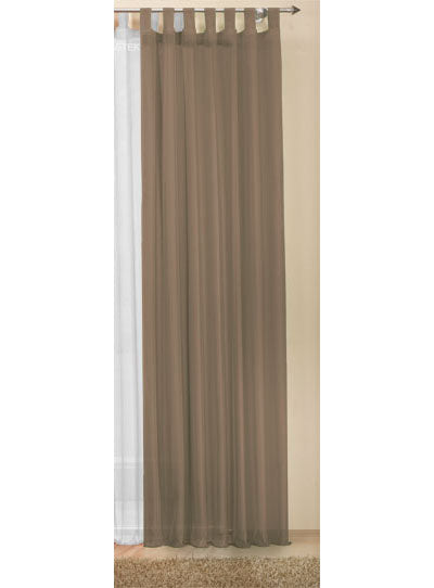 Transparente einfarbige Gardine aus Voile, viele attraktive Farben 61000 Nougat Gardinenschal Transparente_einfarbige_Gardine_aus_Voile_viele_attraktive_Farben_61000_-_Gardinenbox.de_-_-3692537 | Gardinenbox.de