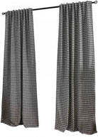 Vorhang HxB 245x140 cm Creme Schwarz Hahnentritt-Muster »PARIS« Flexible Multiband Aufhängung Elegant Pflegeleicht 2023320 - Gardinenbox.de - 