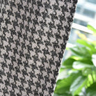 Vorhang HxB 245x140 cm Creme Schwarz Hahnentritt-Muster »PARIS« Flexible Multiband Aufhängung Elegant Pflegeleicht 2023320 - Gardinenbox.de - 