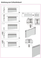 Vorhang Jacquard Deko Gardine verdeckte Schlaufen feine Musterung Universalband blickdicht lichtdurchlässig (Höhe x Breite cm) 20465 - Gardinenbox.de - 