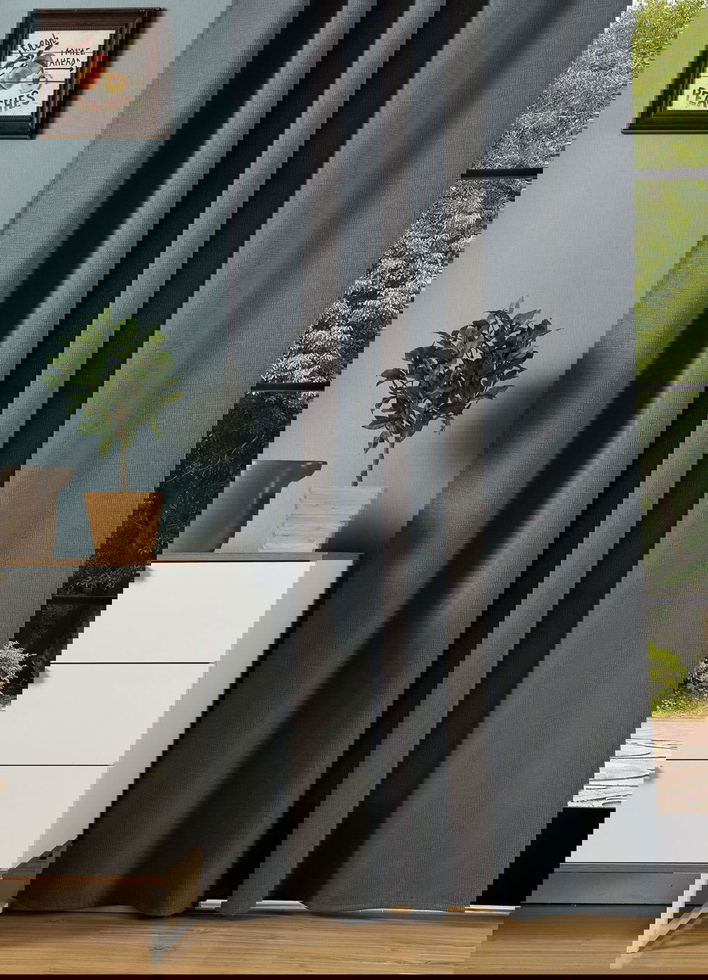 Vorhang Jacquard Deko Gardine verdeckte Schlaufen feine Musterung Universalband blickdicht lichtdurchlässig (Höhe x Breite cm) 20465 - Gardinenbox.de - 