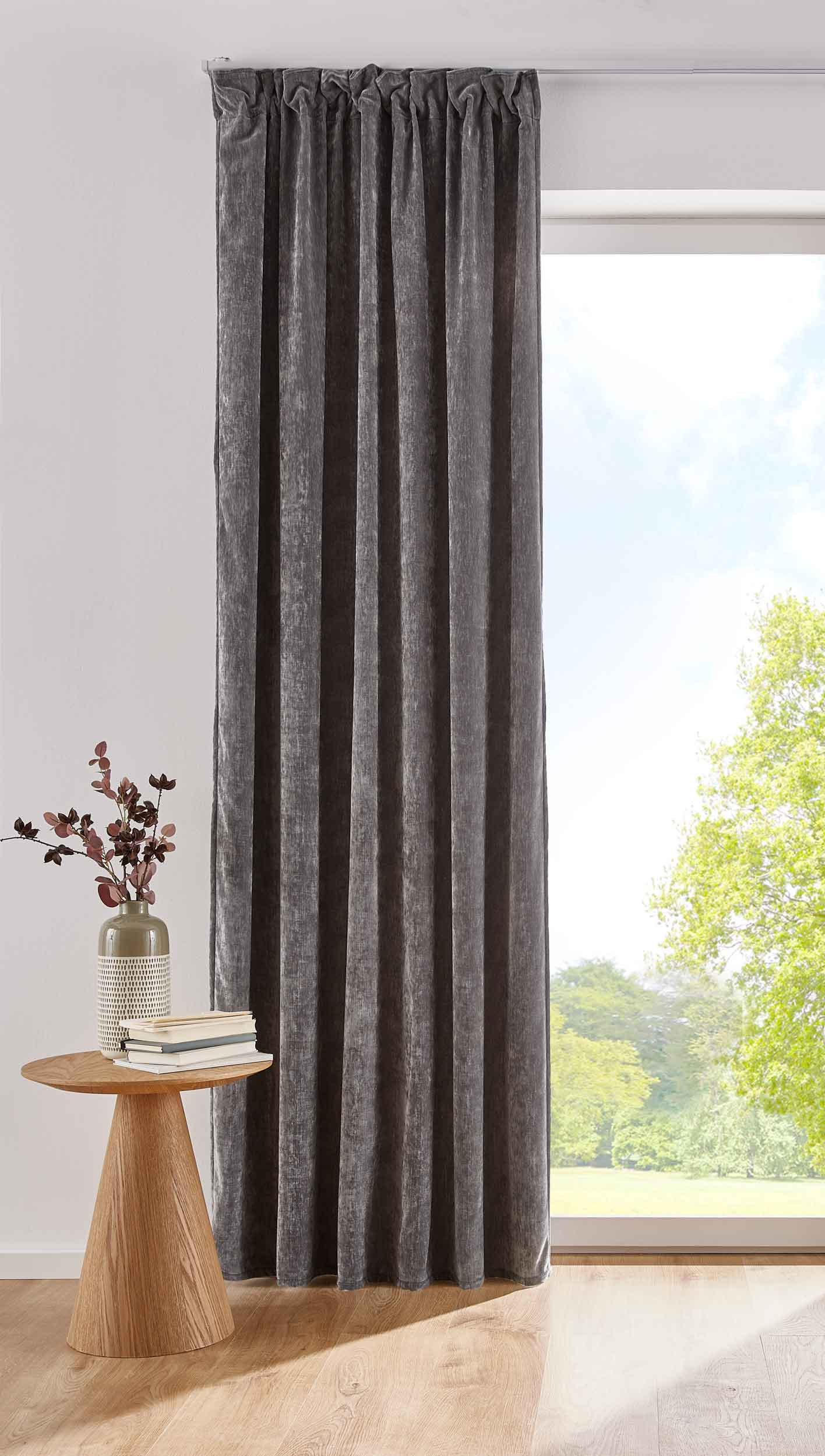 Vorhang Thermo Chenille , 2022500 Dunkelgrau Vorhang Vorhang_Thermo_Chenille_2022500_-_Gardinenbox.de_-_-3695022 | Gardinenbox.de