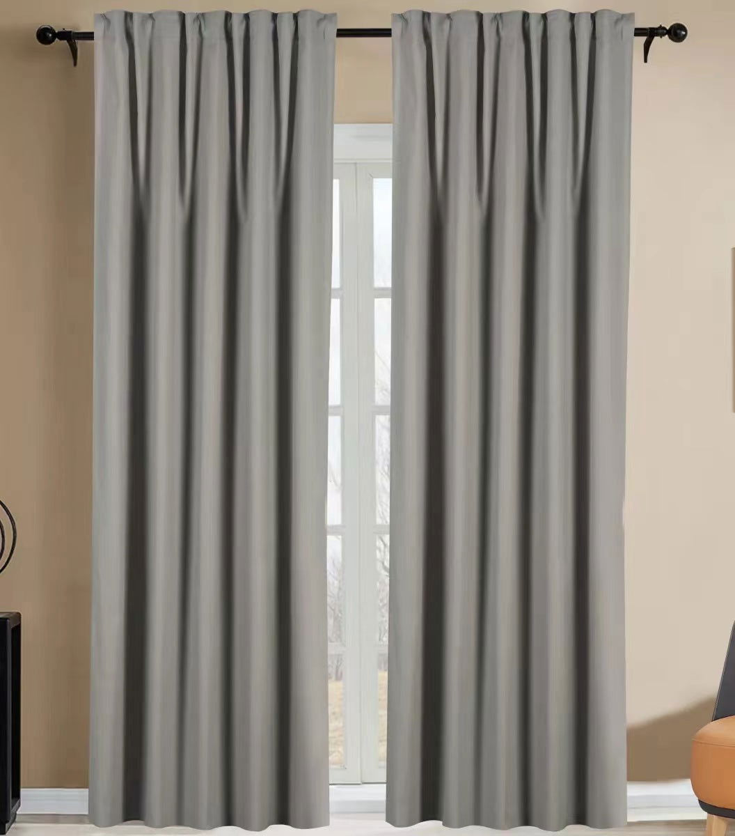 Vorhang Thermo »Orlando« 100% Baumwolle 220gr./m² incl. Bügelband leicht kürzbar 2022600 Grau Multiband HxB 260x140 cm - 2-Stück Vorhang Vorhang_Thermo_Orlando_100_Baumwolle_220gr.-m_incl._Bugelband_leicht_kurzbar_2022600_-_Gardinenbox.de_-_-3695080 | Gardinenbox.de