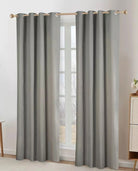 Vorhang Thermo »Orlando« 100% Baumwolle 220gr./m² incl. Bügelband leicht kürzbar 2022600 Grau Ösen HxB 255x140 cm - 2-Stück Vorhang Vorhang_Thermo_Orlando_100_Baumwolle_220gr.-m_incl._Bugelband_leicht_kurzbar_2022600_-_Gardinenbox.de_-_-3695123 | Gardinenbox.de