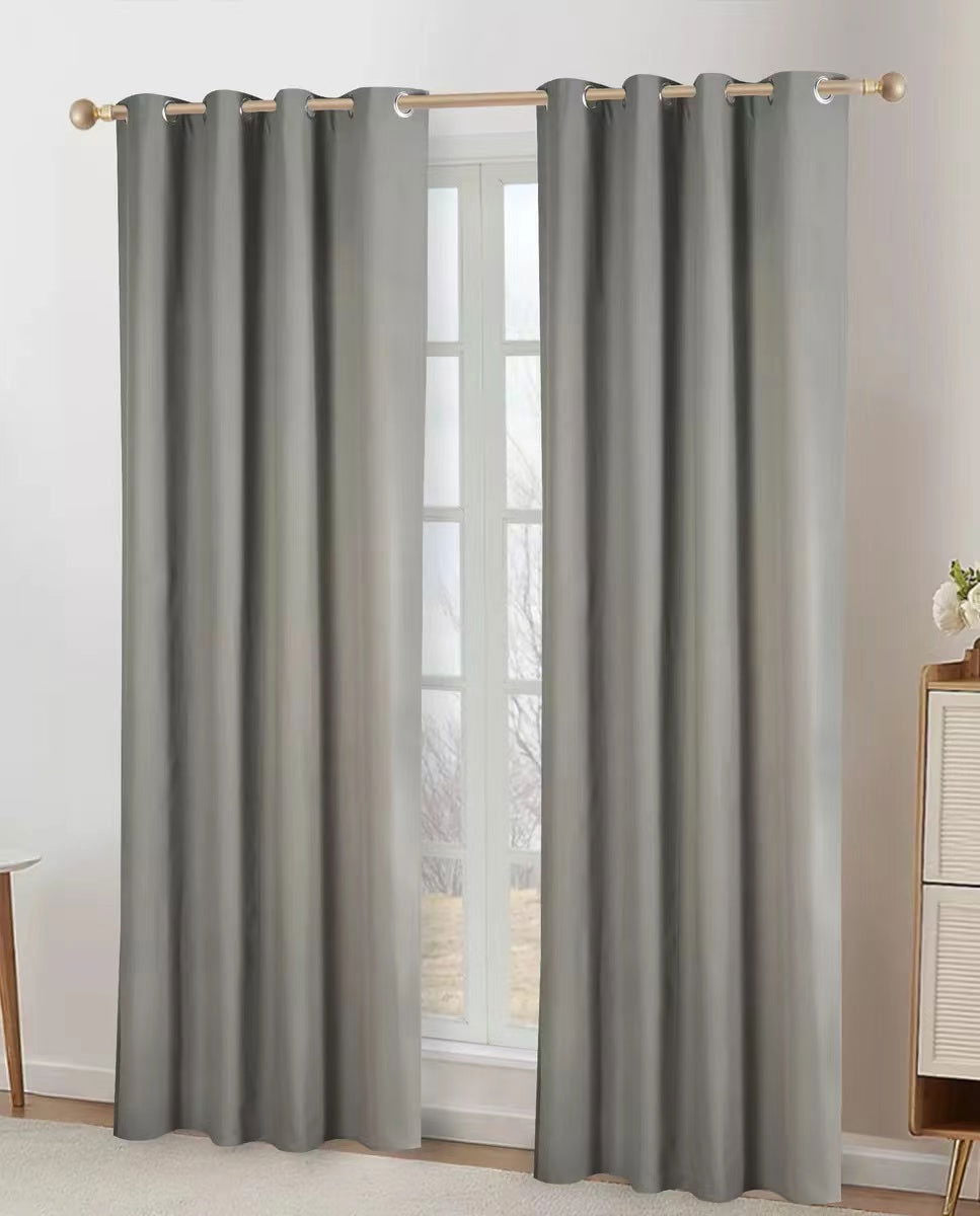 Vorhang Thermo »Orlando« 100% Baumwolle 220gr./m² incl. Bügelband leicht kürzbar 2022600ama Grau Ösen HxB 255x140 cm - 2-Stück Vorhang Set Vorhang_Thermo_Orlando_100_Baumwolle_220gr.-m_incl._Bugelband_leicht_kurzbar_2022600ama_-_Gardinenbox.de_-_-3695181 | Gardinenbox.de