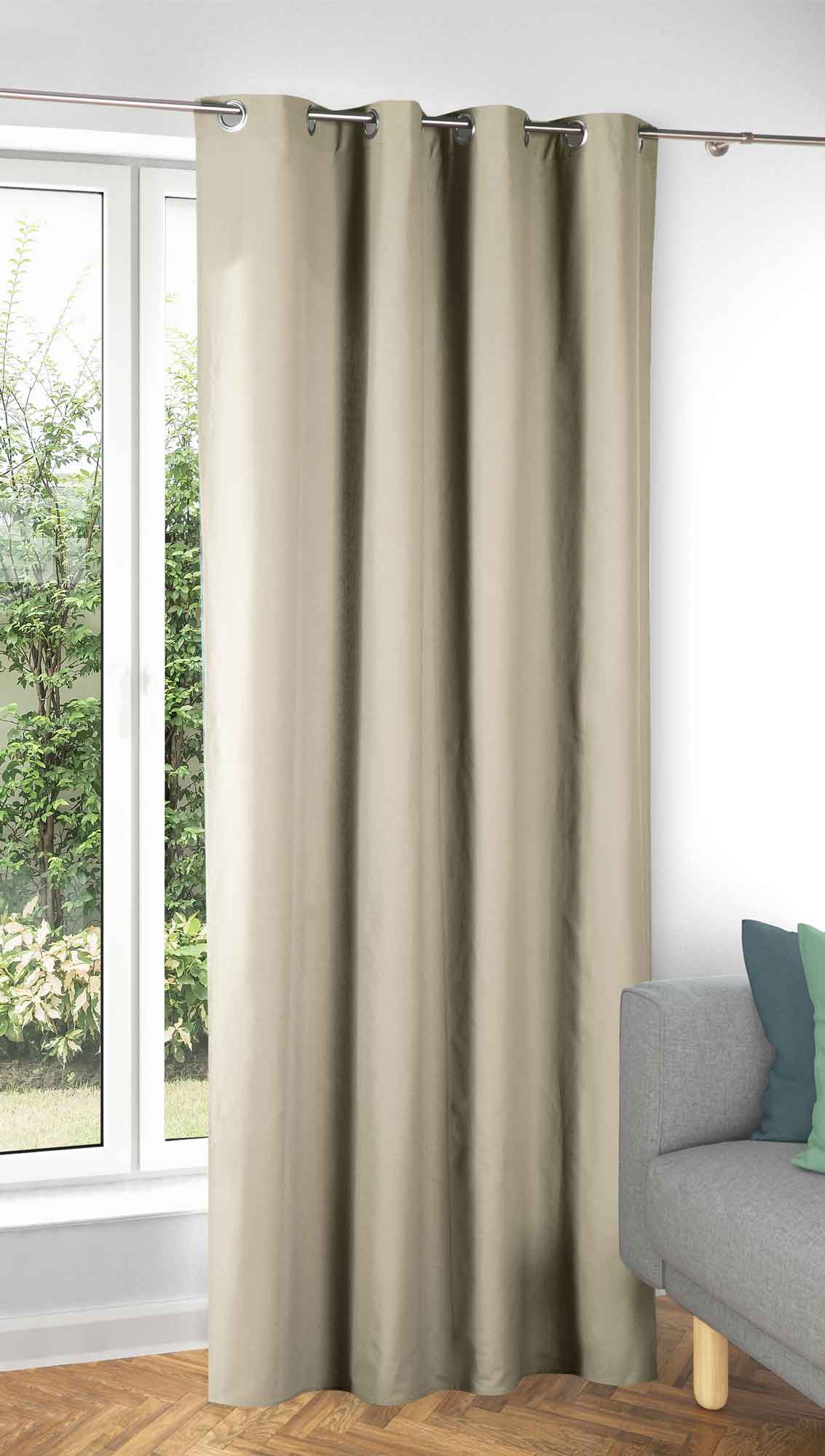 Vorhang Verdunkelung Ösen »Orlando« 100% Baumwolle 220gr./m² pflegeleicht unempfindlich 2022600P Creme Vorhang Vorhang_Verdunkelung_Osen_Orlando_100_Baumwolle_220gr.-m_pflegeleicht_unempfindlich_2022600P_-_Gardinenbox.de_-_-3695348 | Gardinenbox.de