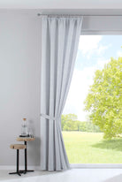 Vorhang mit Jacquardmusterung und Effektgarn »Sivas« Blickdicht verdeckte Schlaufen und Kräuselband Moderne Optik 20190350 - Gardinenbox.de - 