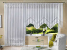 Jacquard Bogenstore Gardine Rosendahl mit Kräuselband